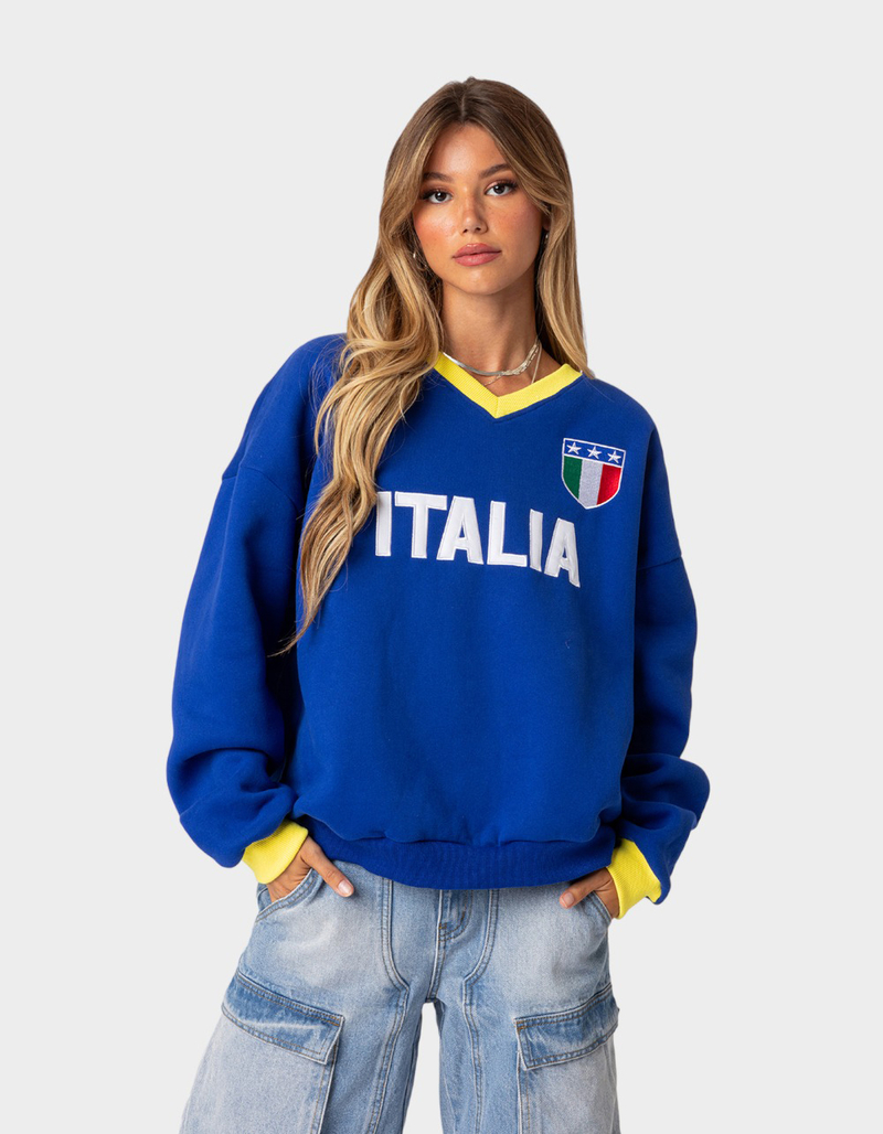 EDIKTED Italy Oversized Womens Sweatshirt image number 0