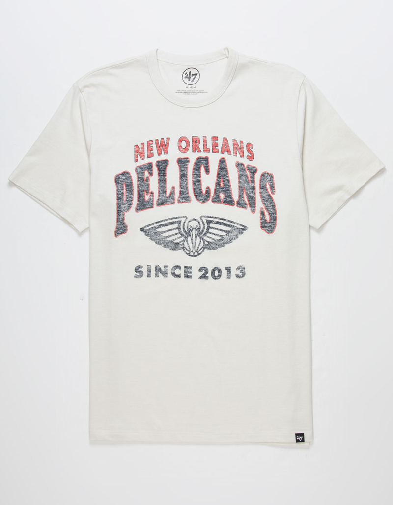 47 BRAND New York Pelicans Span Out Mens Tee image number 0