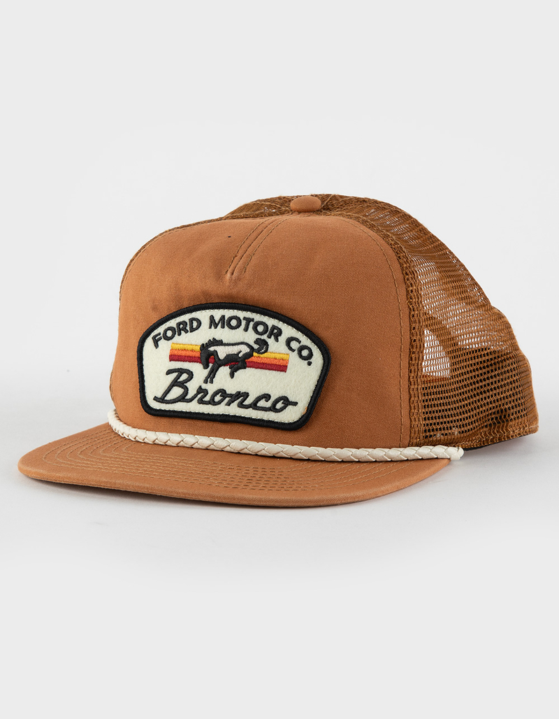 AMERICAN NEEDLE Bronco Wyatt Mens Trucker Hat image number 0