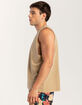 RSQ Mens Acid Wash Muscle Tee image number 5
