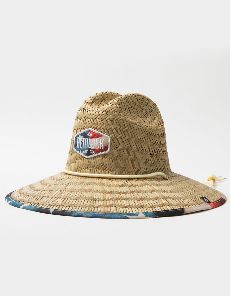 HEMLOCK HAT CO. Brave Boys Lifeguard Straw Hat image number 0
