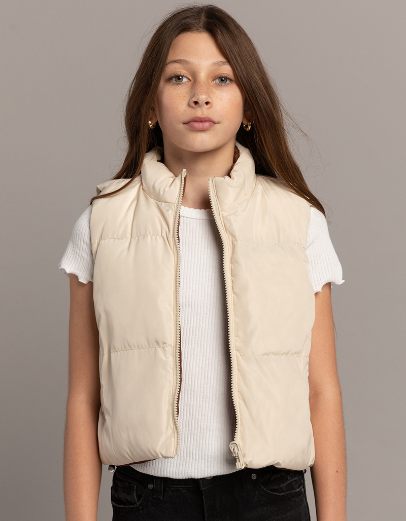 RSQ Girls Reversible Puffer Vest image number 3