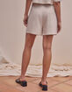 WEST OF MELROSE Womens Linen Shorts image number 4