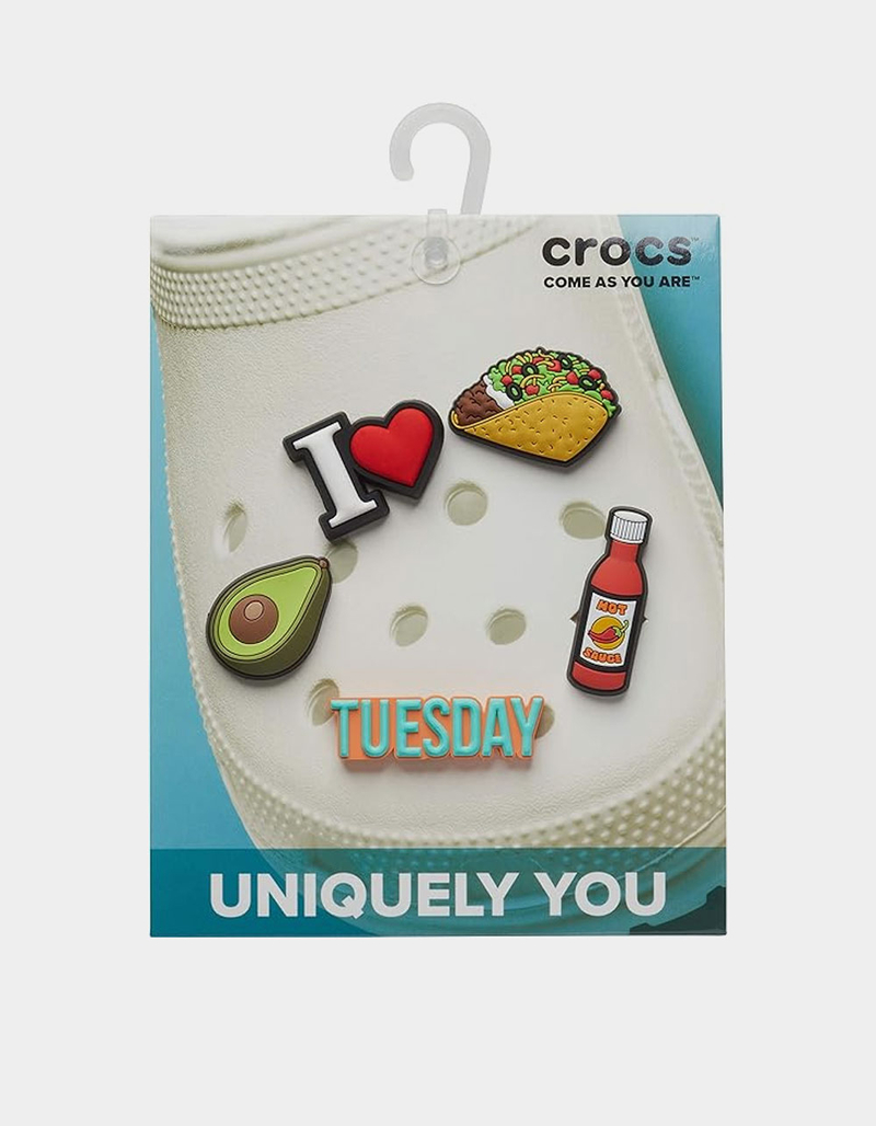 CROCS Taco Tuesday 5 Pack Jibbitz™ Charms image number 2