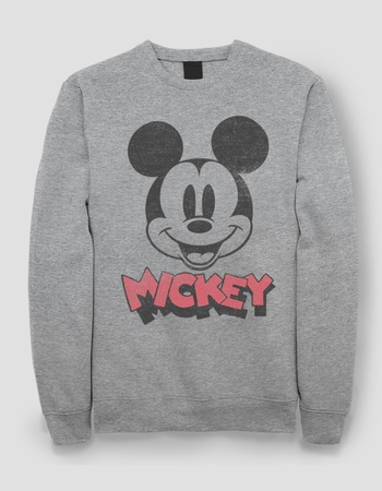 DISNEY Mickey Heads Up Unisex Crewneck Sweatshirt