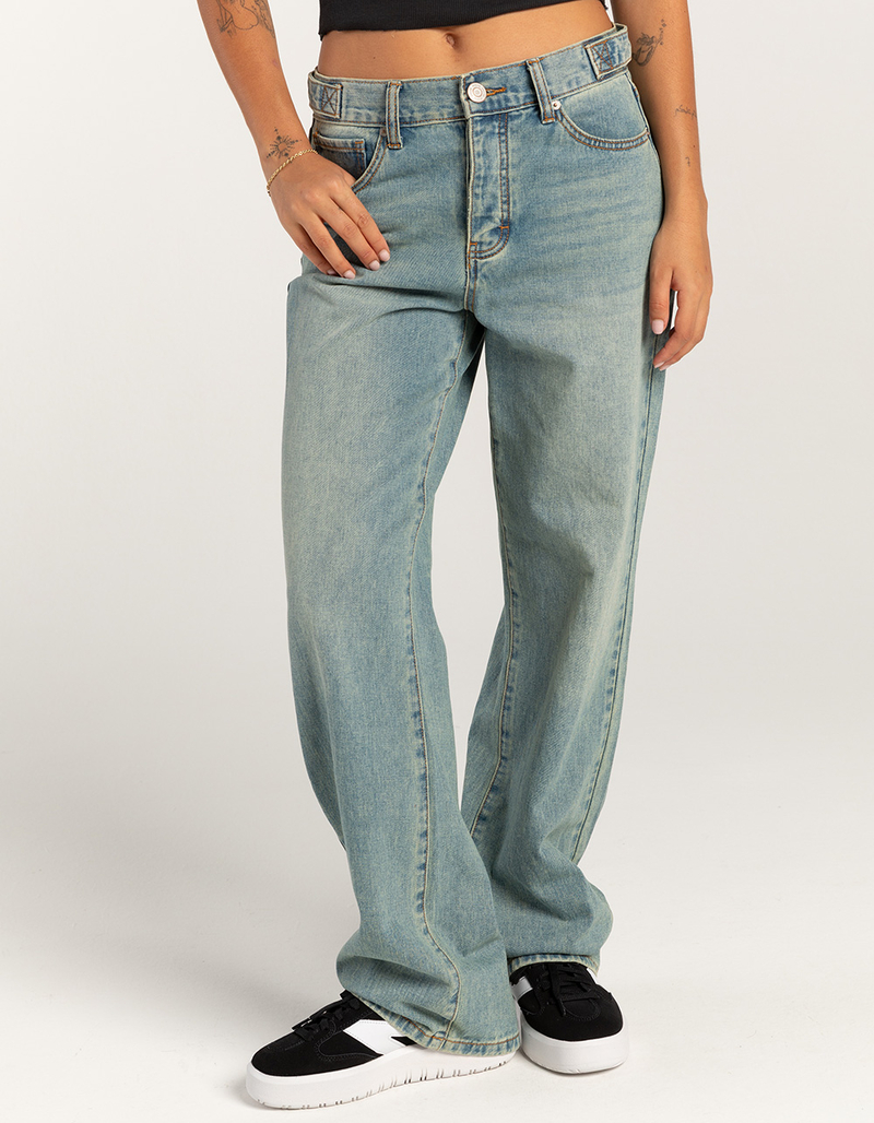 RSQ Womens Low Slung Baggy Jeans image number 1