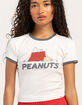RSQ x Peanuts Camp Womens Ringer Tee image number 3