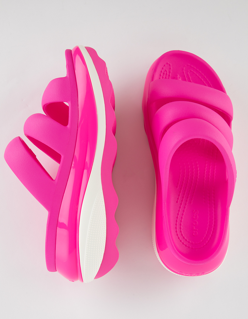 CROCS Mega Crush Triple Strap Womens Platform Sandals image number 4