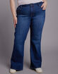 RSQ Womens Low Rise Flare Jeans image number 7