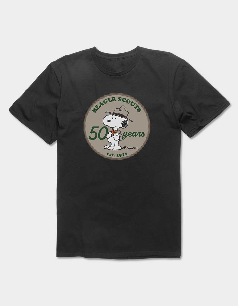 PEANUTS Beagle Scout Snoopy 50 Years Unisex Tee image number 0