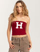 HYPE AND VICE Harvard University Womens Tube Top image number 1