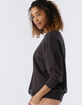 O'NEILL Choice Womens Oversized Fleece Crewneck Sweatshirt image number 3