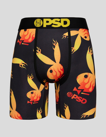 PSD x Playboy Flames Mens Boxer Briefs