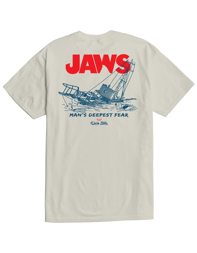 DARK SEAS x Jaws Deepest Fear Mens Tee image number 0
