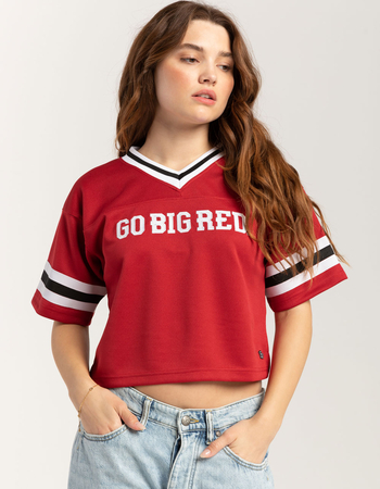 HYPE AND VICE Indiana University Womens Football Jersey Primary Image