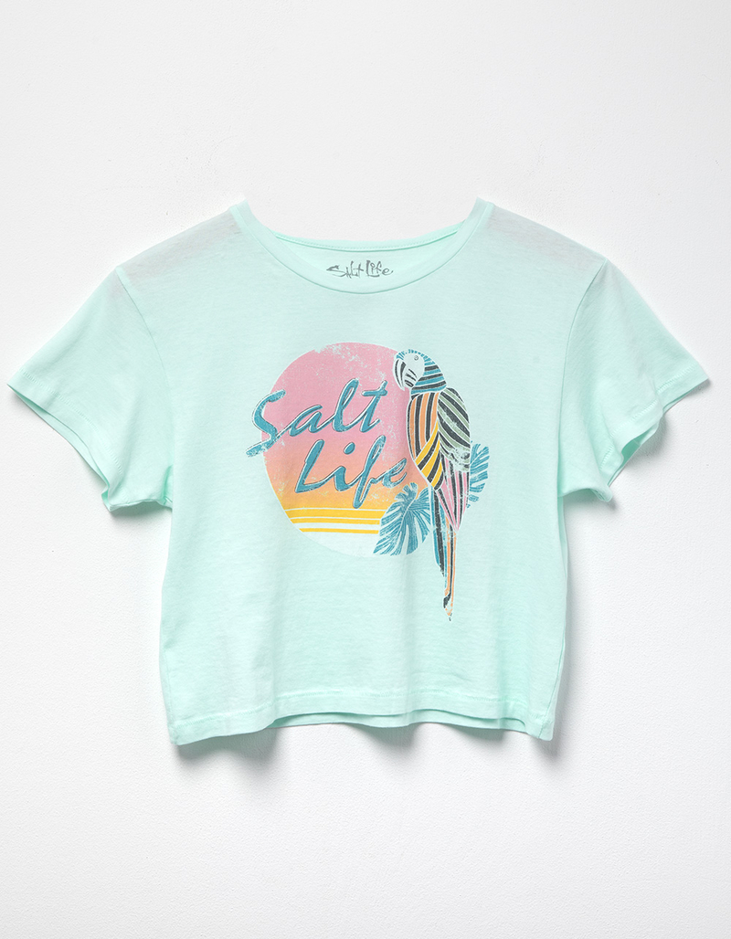 SALT LIFE Polly In Paradise Girls Crop Tee image number 0