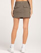 RSQ Womens Low Rise Cargo Mini Skirt image number 4