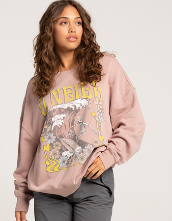 O'NEILL Choice Womens Oversized Fleece Crewneck Sweatshirt