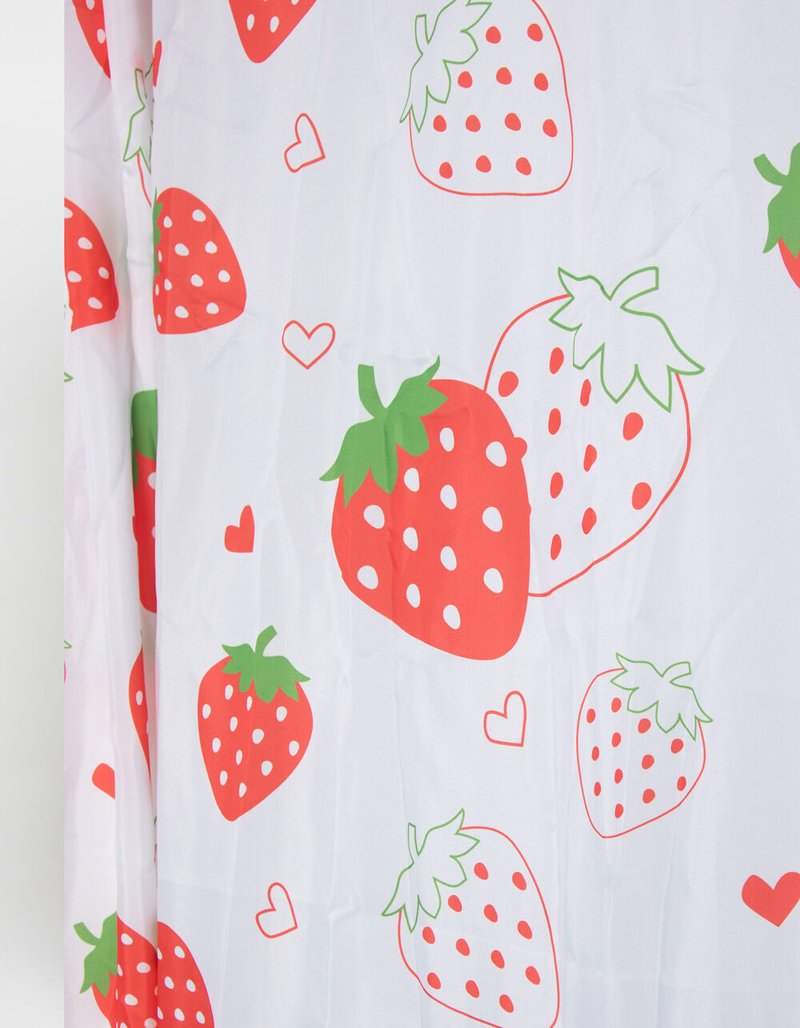 Strawberry Shower Curtain image number 3