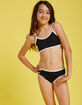 DAMSEL Rib Girls Bralette Bikini Set image number 1