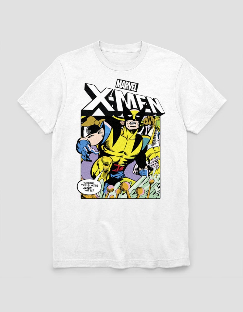 X-MEN Wolverine Comic Strip Unisex Tee image number 0