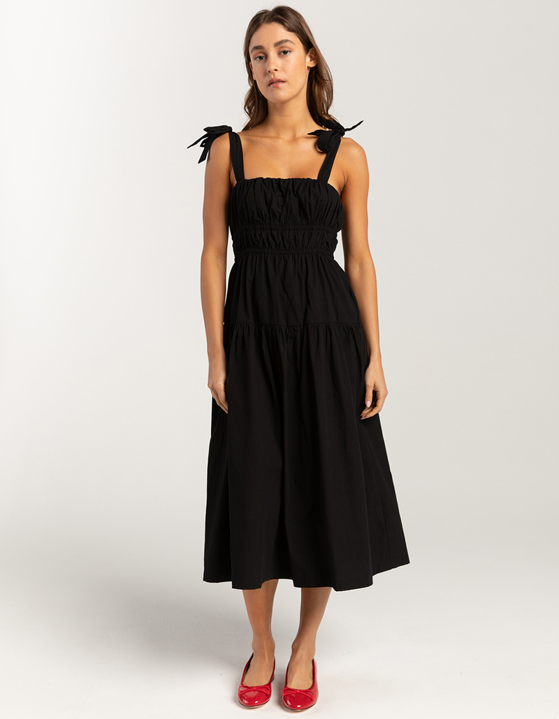 WEST OF MELROSE Tiered Womens Midi Dress image number 0