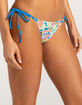 FULL TILT Skimpy Tie Side Double Strap Bikini Bottoms image number 3