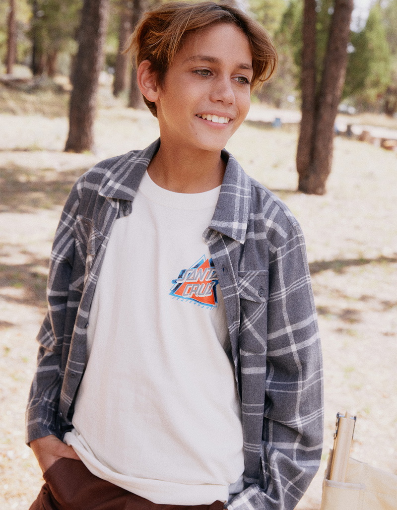 RSQ Boys Plaid Flannel image number 0