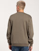 RSQ Mens Solid Crewneck Fleece Sweatshirt image number 4