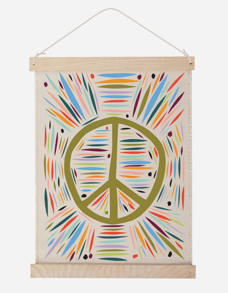 Mr. Peace Canvas Wall Hanging image number 0