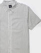 RSQ Mens Stripe Oxford Shirt  image number 2