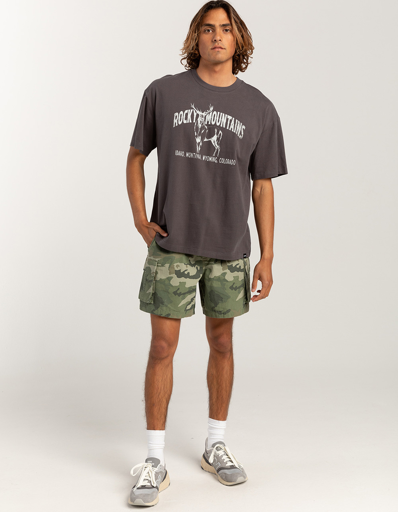 RSQ Mens Oversized Rocky Mountain Tee image number 3