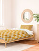 DENY DESIGNS By Brije Yellow Crossings Twin XL Duvet Cover image number 3