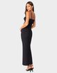EDIKTED Ribbed Cut Out Cupped Maxi Dress image number 4