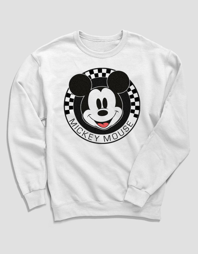 DISNEY Mickey Mouse Checkered Unisex Crewneck Sweatshirt image number 0