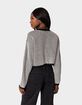 EDIKTED Gwenyth Textured Cropped Sweater image number 4