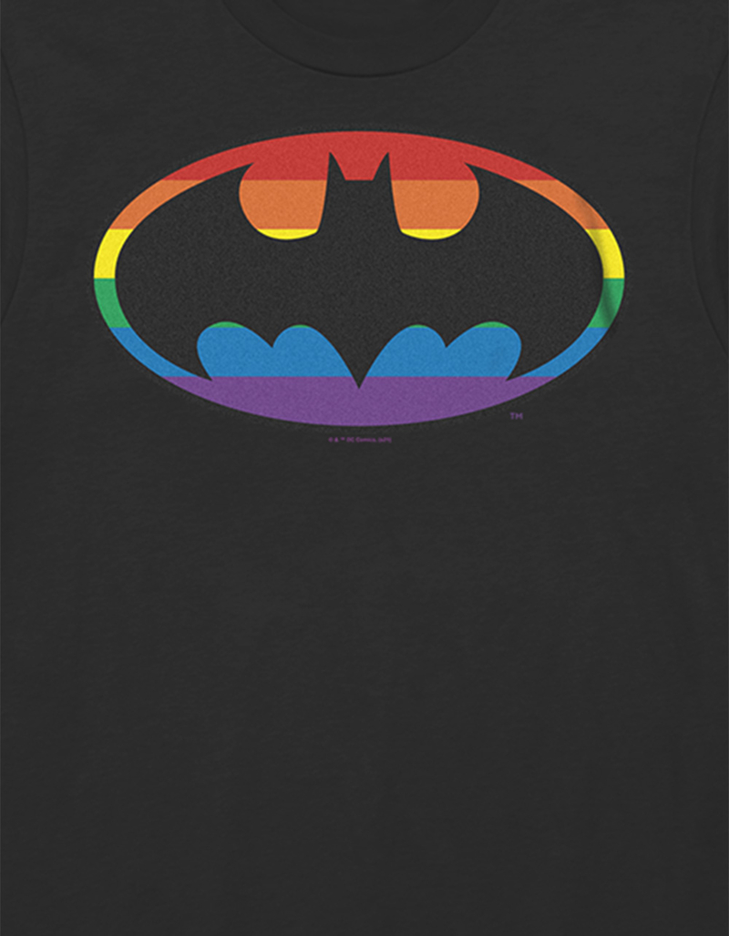 BATMAN Rainbow Icon Unisex Tee image number 1