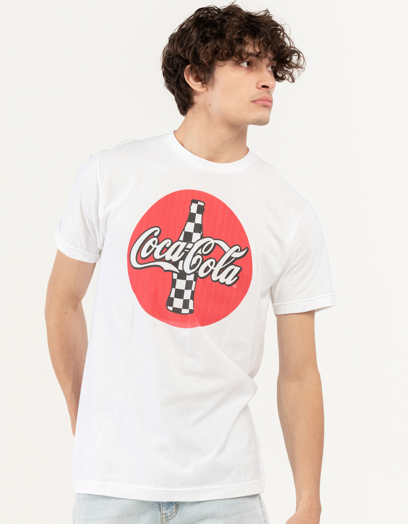 COCA-COLA Checkered Bottle Unisex Tee image number 3