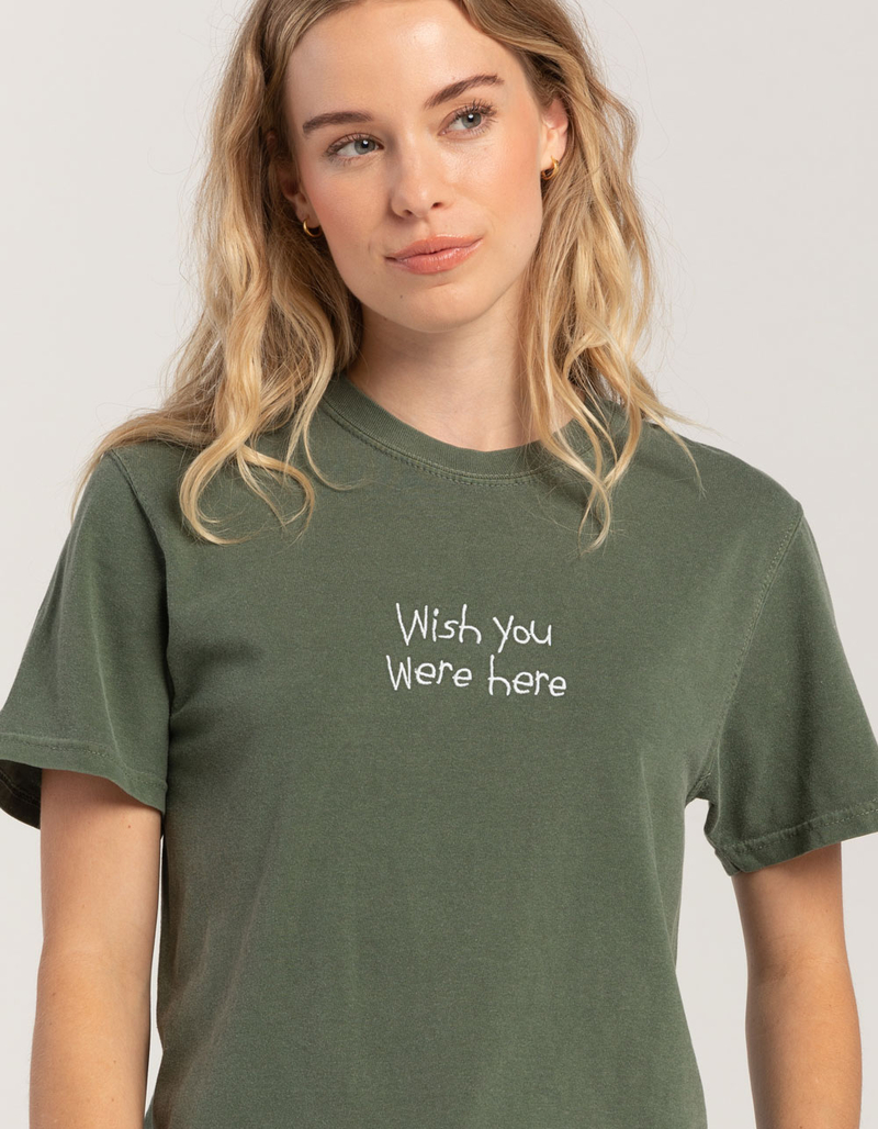RIOT SOCIETY Wish You Were Here Womens Tee image number 1